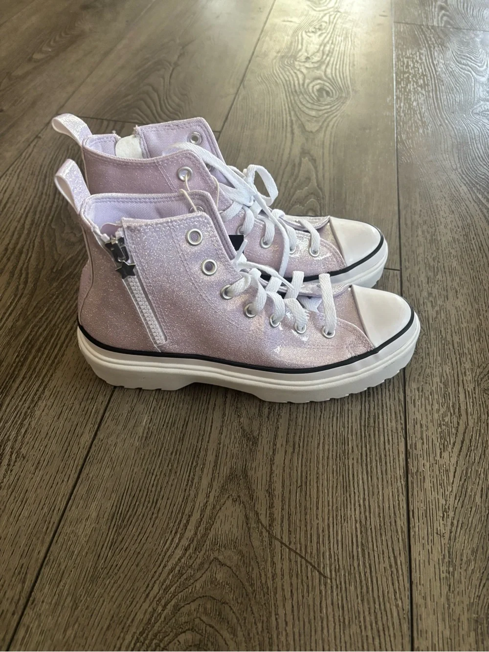 Converse Kids Glitter de los High-Top Sneakers